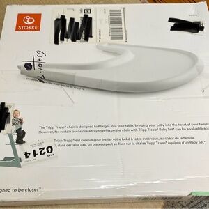 White Stokke Tripp Trapp Tray (new, open box)